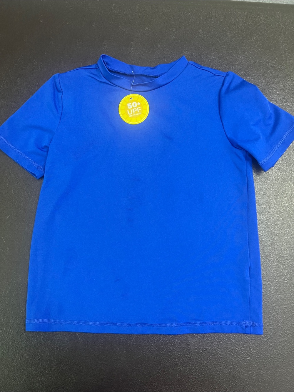 Cat & Jack Bright Royal Blue Kids Swim Rashguard